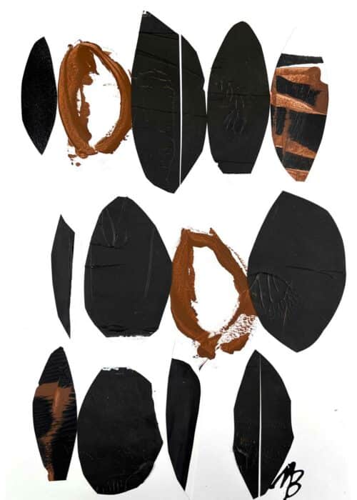 Artwork on paper by Malene Birger