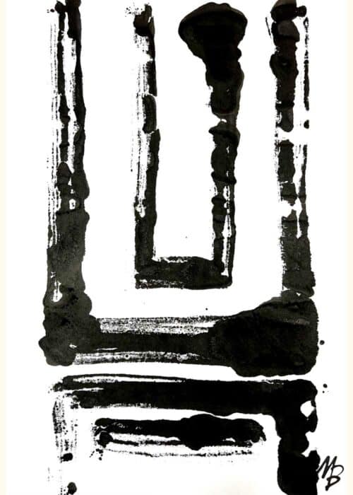 Artworks on paper by Malene Birger. WHERE WE MEET №2