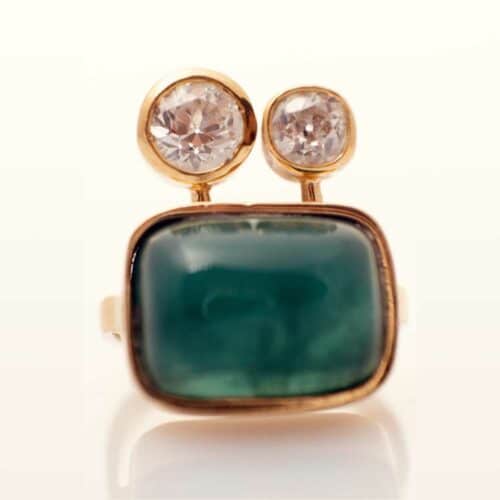 GRAND DAZZLING GREEN RING