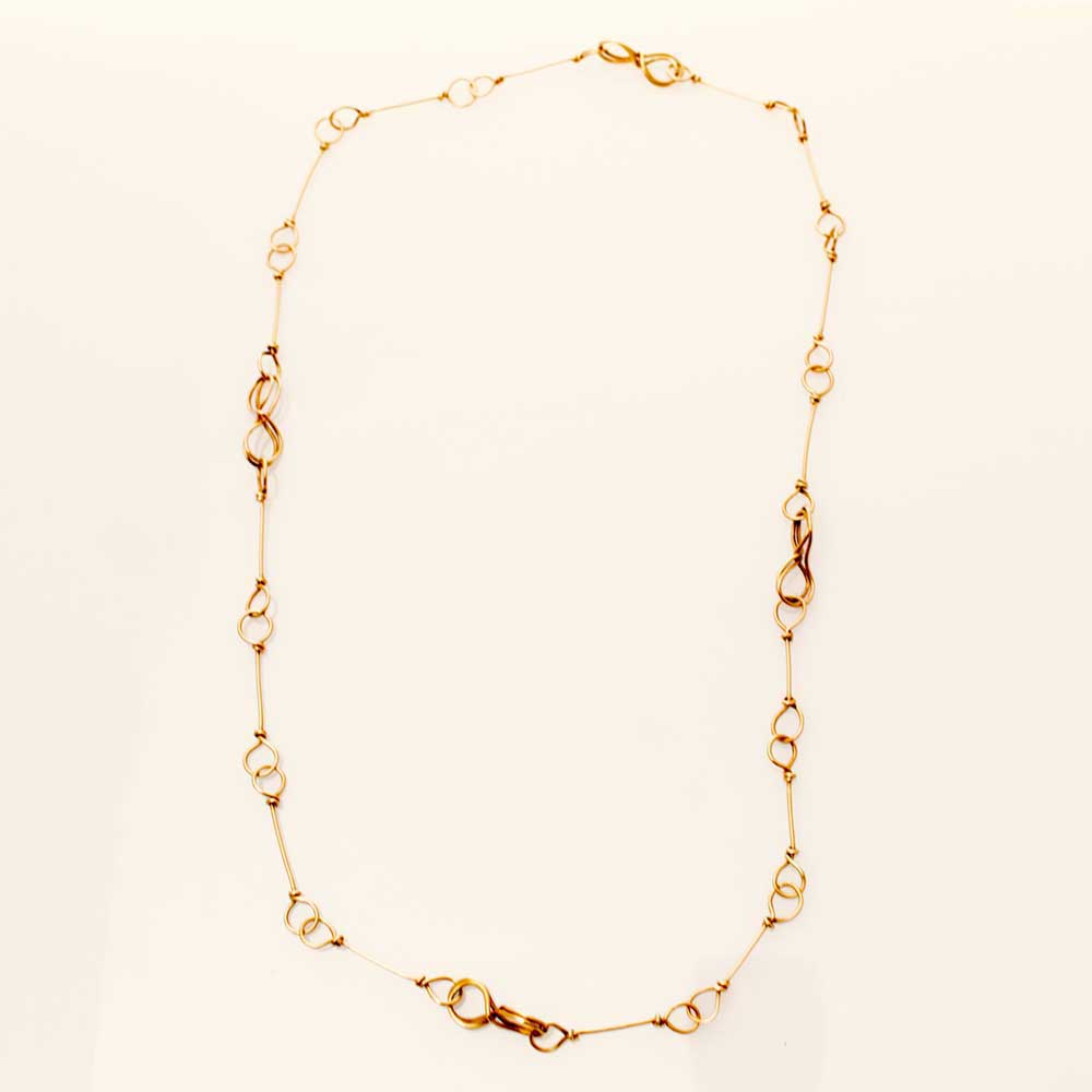 GOLDEN DAZZLING STICK NECKLACE